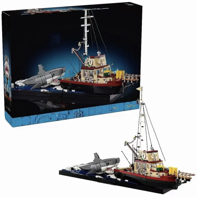 Lego Technic Barco pirata + Tiburón