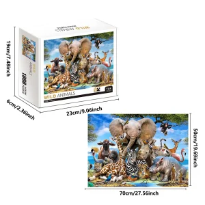 Puzzle 1000 piezas Mundo Animal